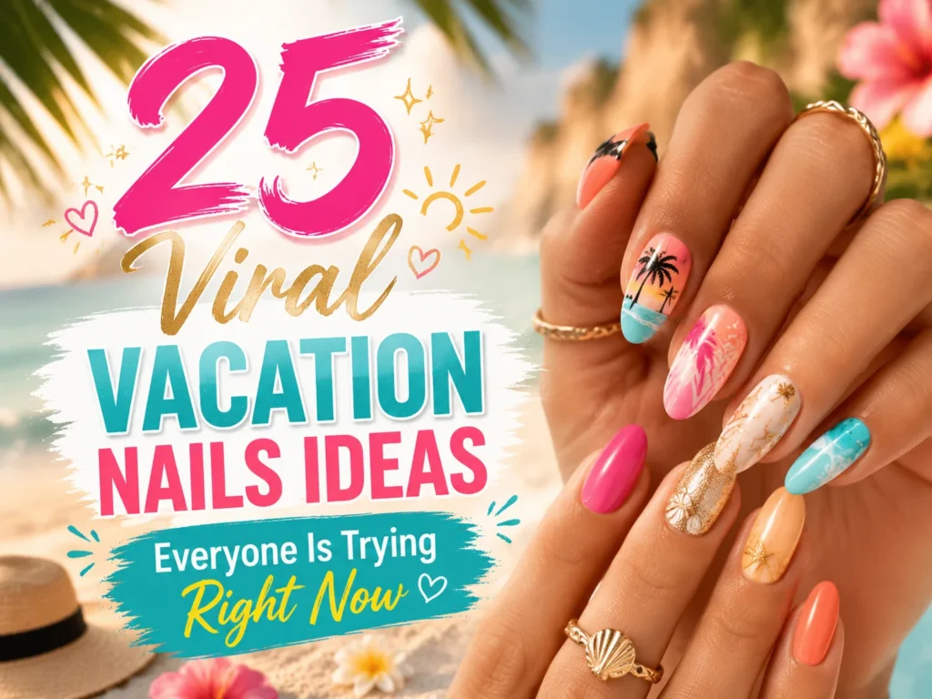 25 Viral Vacation Nails Ideas Everyone Is Trying Right Now