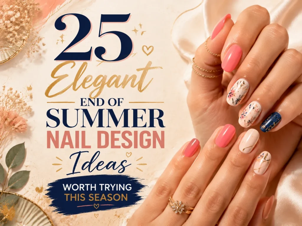 25 Elegant End of Summer Nail Design Ideas Worth Trying This Season